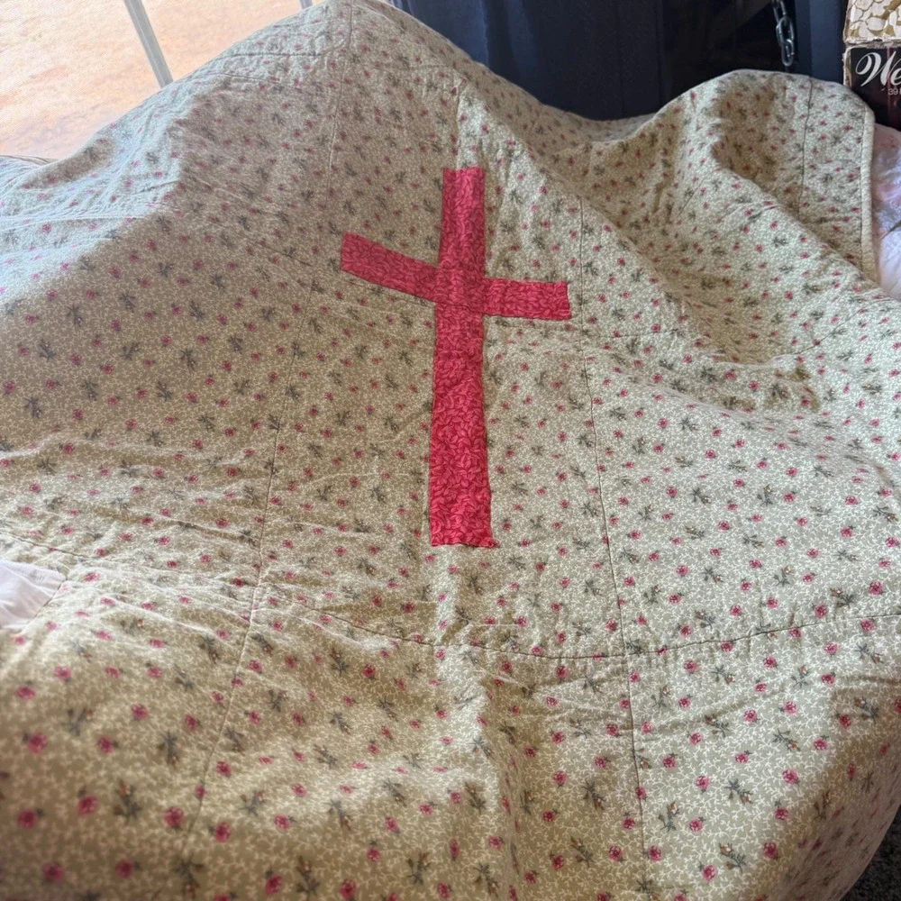 Handmade prayer quilt